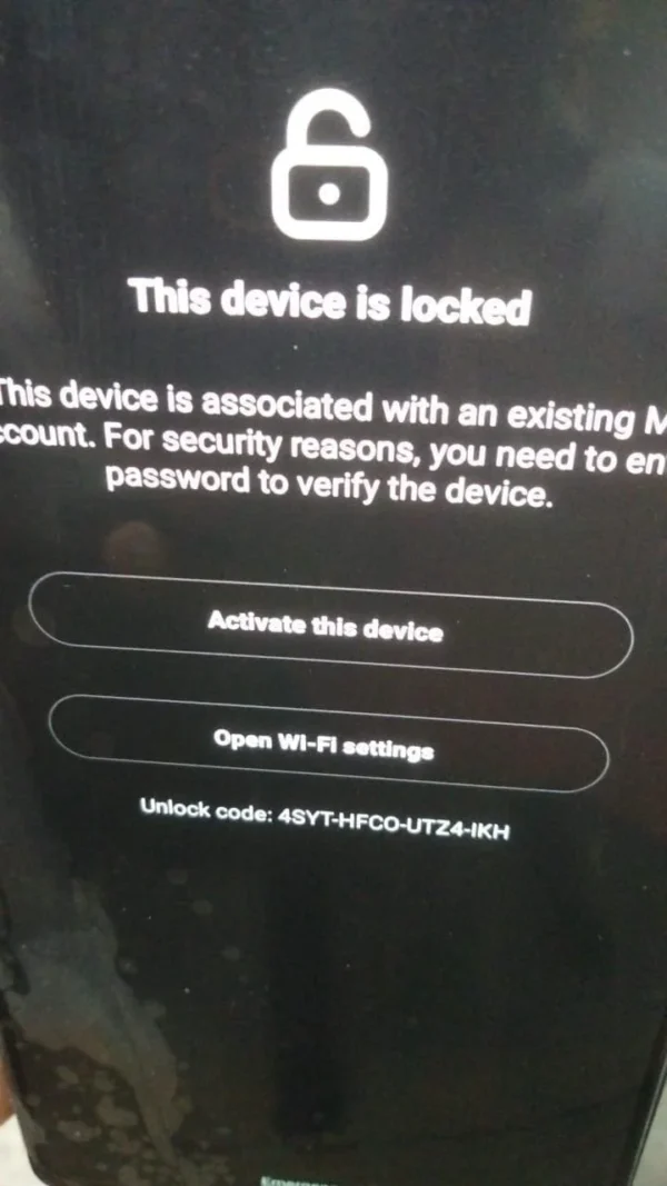 XIAOMI LOCKCODE
