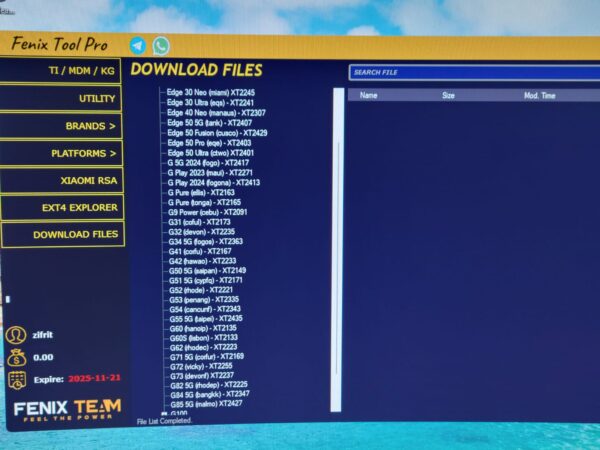 Renta FENIX TOOL FULL PRO POR 6 HORAS