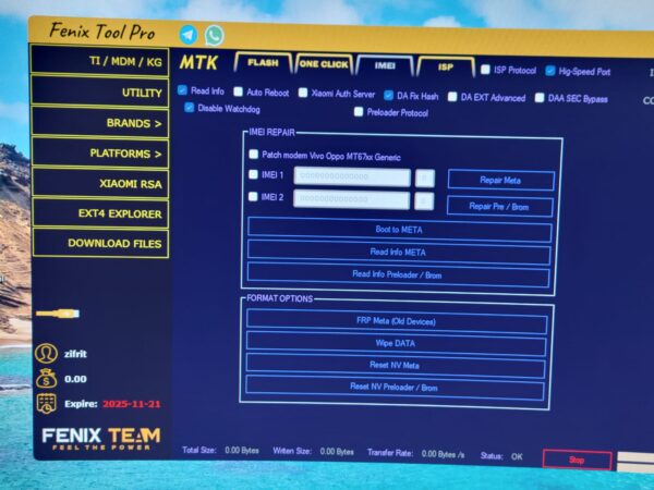 Renta FENIX TOOL FULL PRO POR 6 HORAS